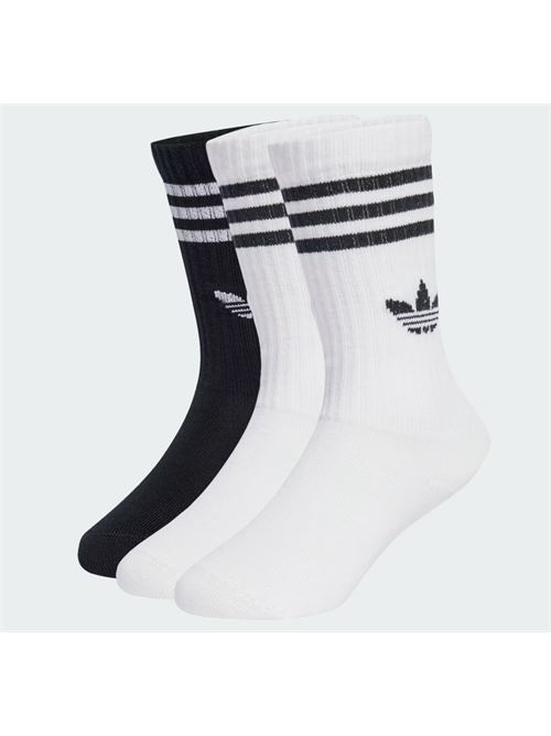 crew sock 3p ADIDAS ORIGINAL | JZ7496WHITE/BLACK